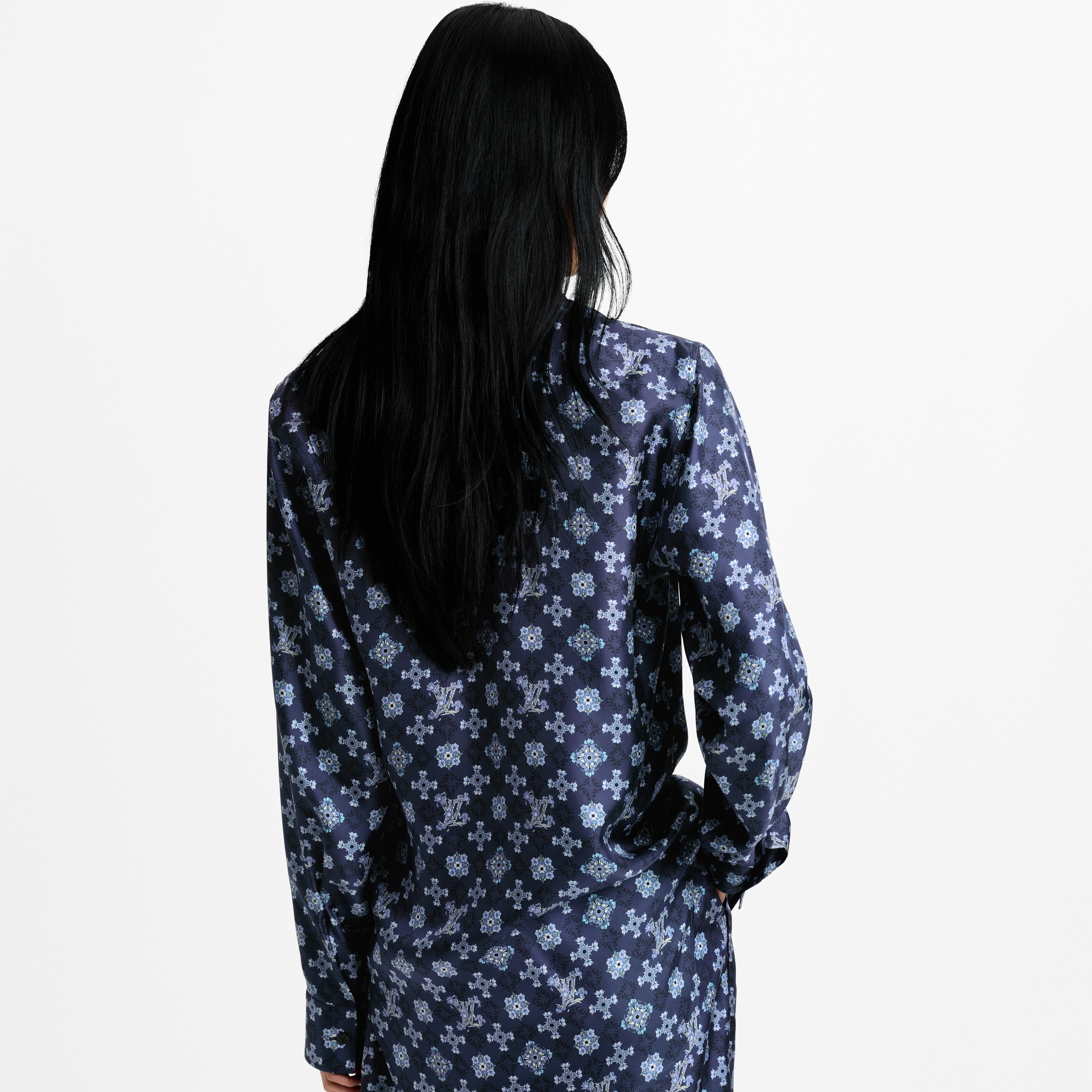 Nouveau Monogram Silk Shirt - Ready-to-Wear | LOUIS VUITTON